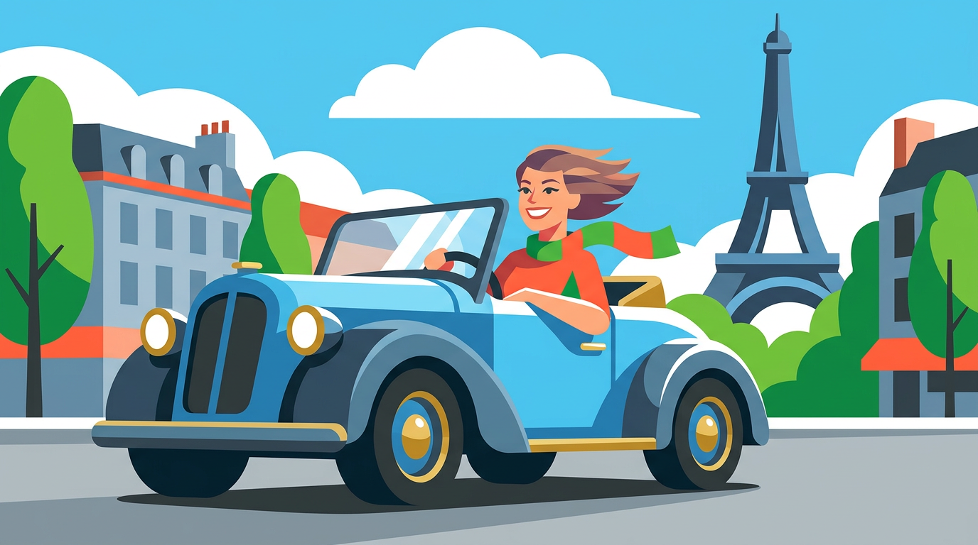 auto huren in Parijs