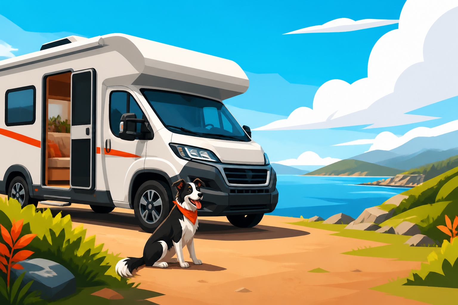 camper huren met hond