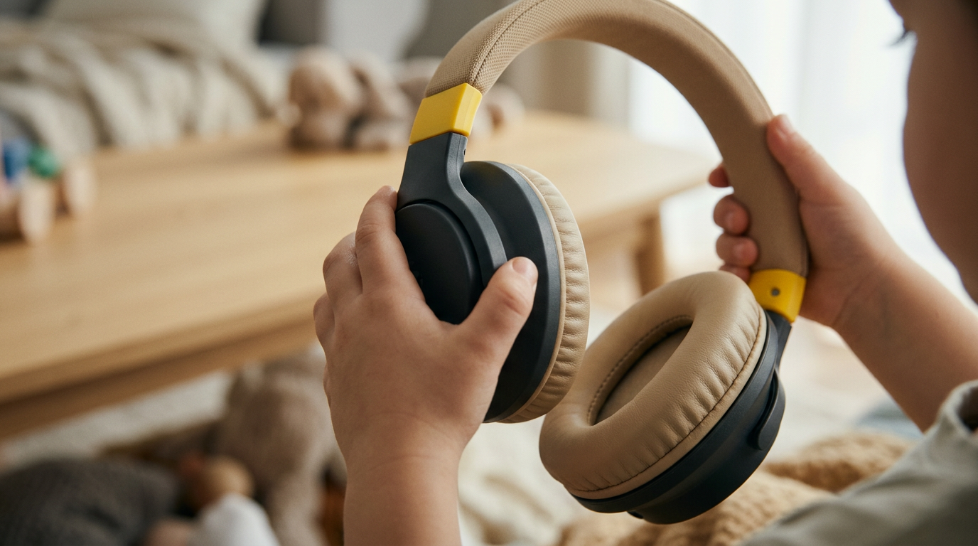 koptelefoon met noise cancelling