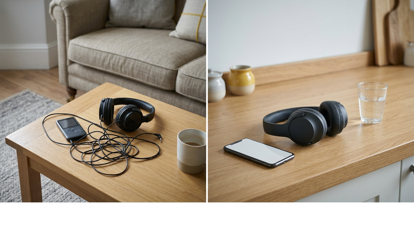 koptelefoon met bluetooth
