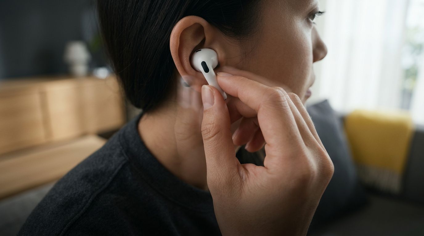 hoe zet je noise cancelling aan airpods 4
