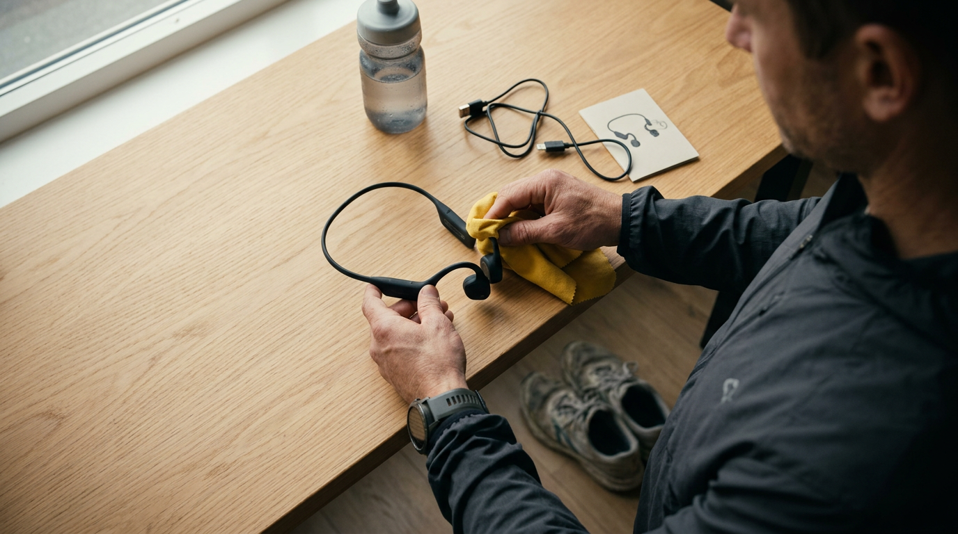 hardlopen met koptelefoon